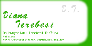 diana terebesi business card